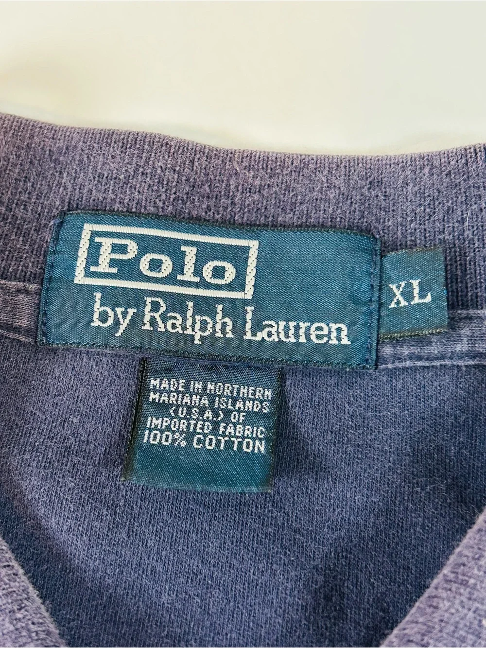Ralph Lauren Dark Blue Polo with Red Pony Logo